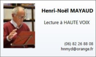 Lecture à haute voix par Henri-Noël Mayaud, vendredi 25 février à 17h30